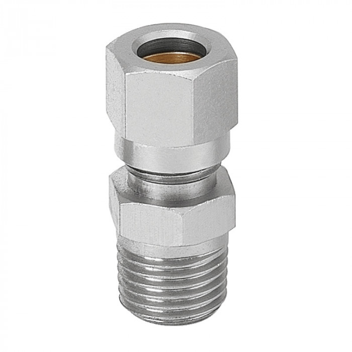 Raccord droit M1/4 -6mm tuyau RILSAN/Polyamide
