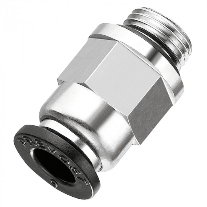 Raccord droit mâle F06-M5x80Iso-CP