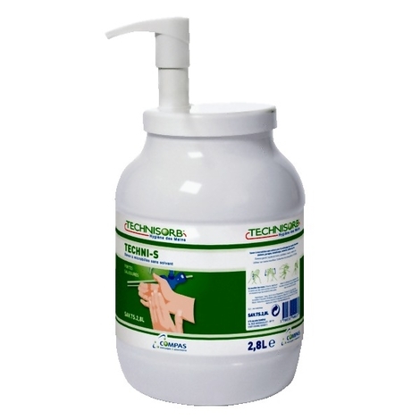 Savon Microbilles - bidon de 2,8 litres avec pompe
