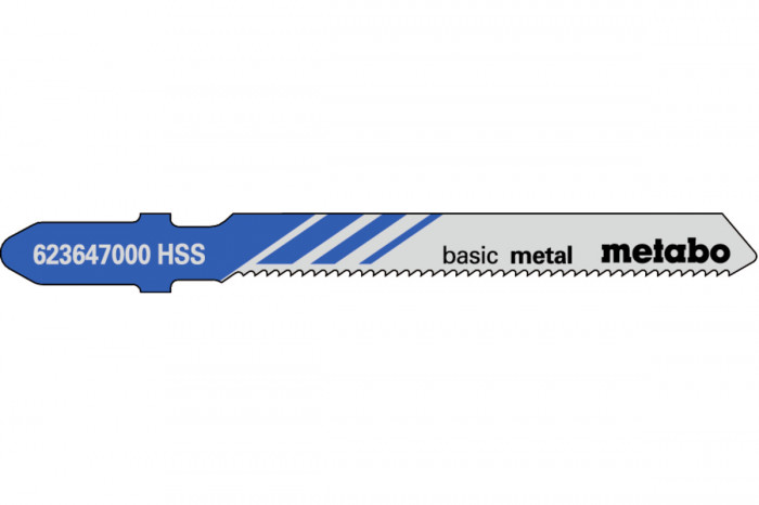 Paquet de 5 lames scie sauteuse Metaux. ond+red  5