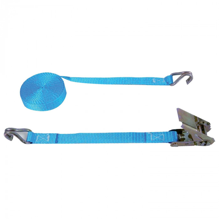 Sangle d arrimage à crochets rapprochés bleue 1t