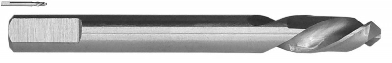Foret pilote HSS diam6mm + ressort pour trépan ca
