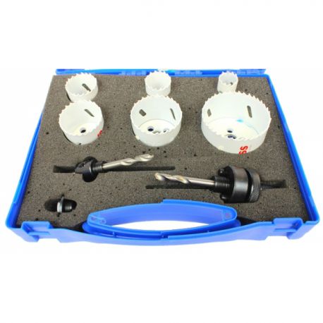 Coffret électricien 6 scies trépan HSS BIM (22/2