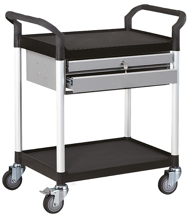 Servante à tiroir 250 kg 2 plateaux / 2 tiroirs