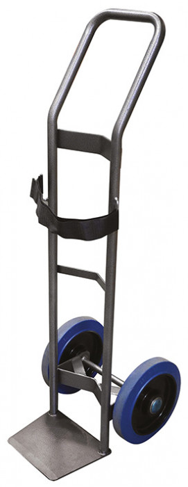Diable pour charge cylindrique 200 kg roues caoutc