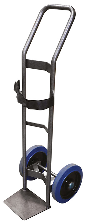 Diable pour charge cylindrique 200 kg roues caoutc