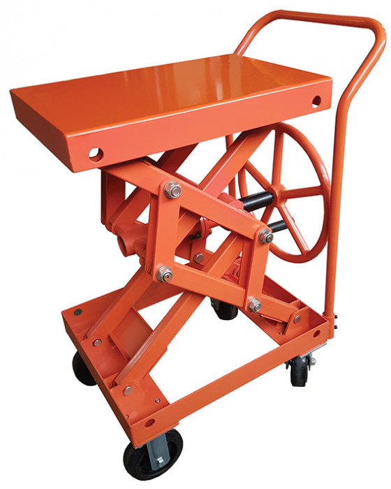 Table élévatrice manuelle à manivelle 100 kg