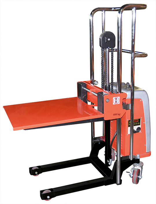 Gerbeur semi-électrique 400 kg hauteur d'élévation