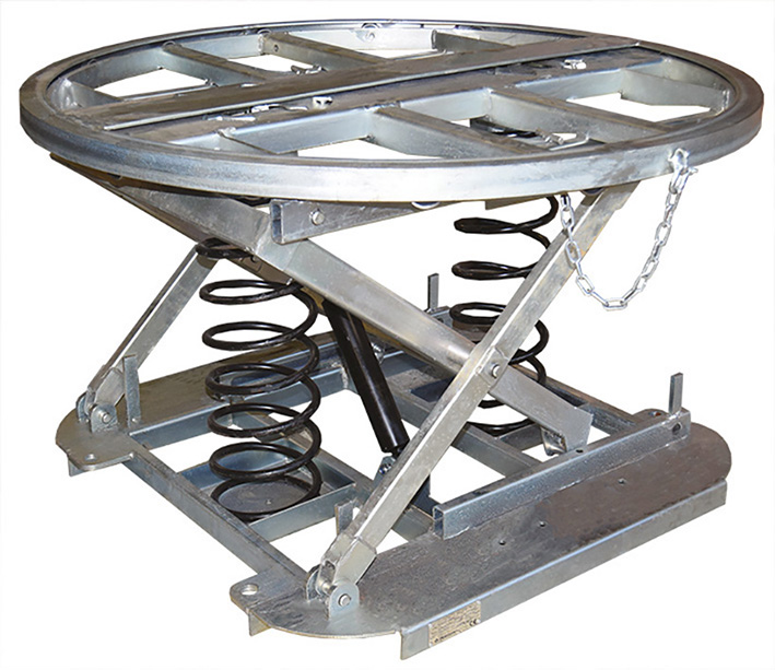 Table élévatrice à niveau constant galvanisée plat