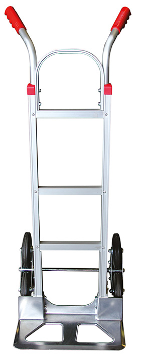 Diable aluminium trois roues monte-escalier 150 kg