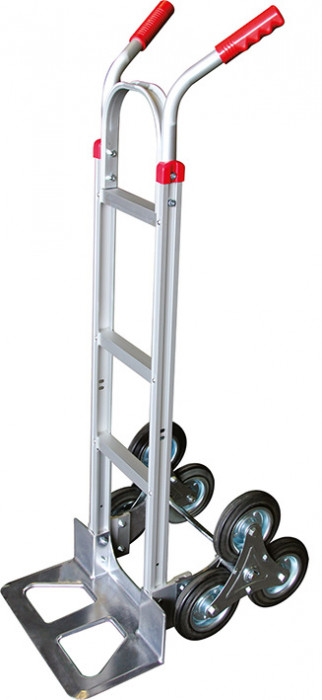 Diable aluminium trois roues monte-escalier 150 kg