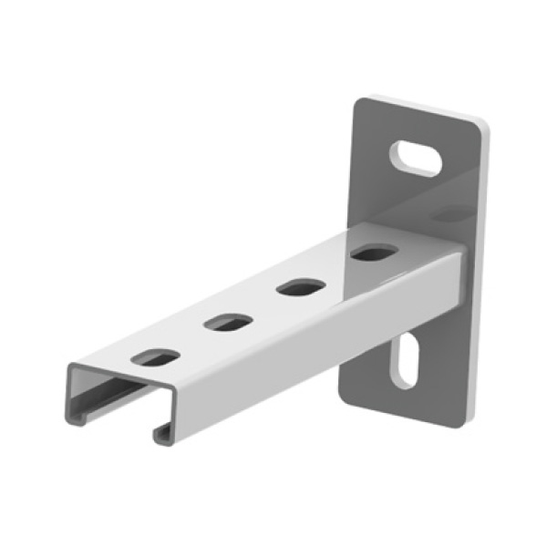 Support perforé pour rail 300mm