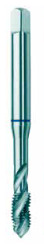 Taraud spécial INOX 05x080 helico Bbleue 39° (p4