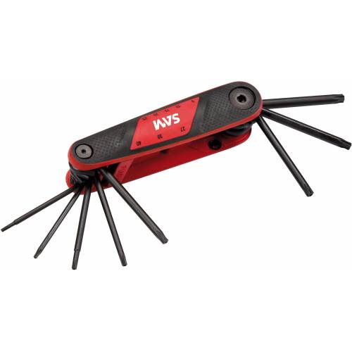 Monture de 8 clés mâles RESISTORXÂ® percées SA