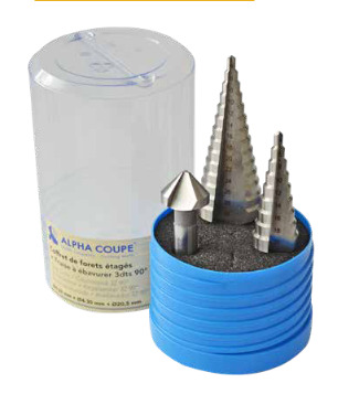 Coffret de forets HSS UNIBIT étagé 6/30mm+4/20mm