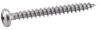 Vis bois agglo.Tête Cylindrique PZ3 06x100 inox A