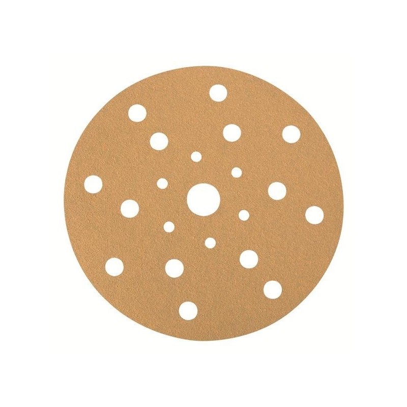 Disque Velcro D150mm AntiEncras. Gris 21trous Gr80
